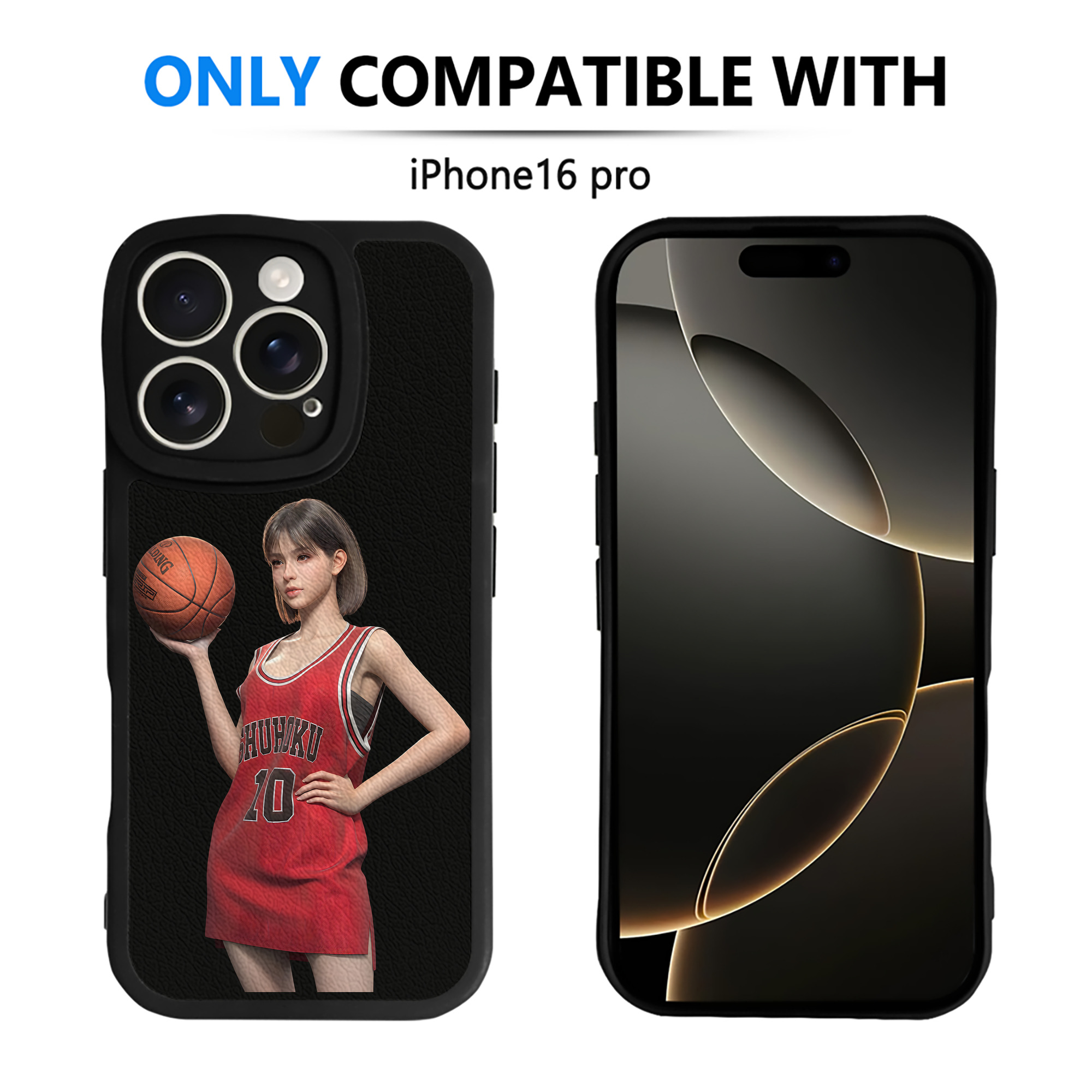 （画像用） SLAM DUNK／スラムダンク 【iPhone 16シリーズ対応】シリコンスマホケース（レザー調） 材質：シリコン